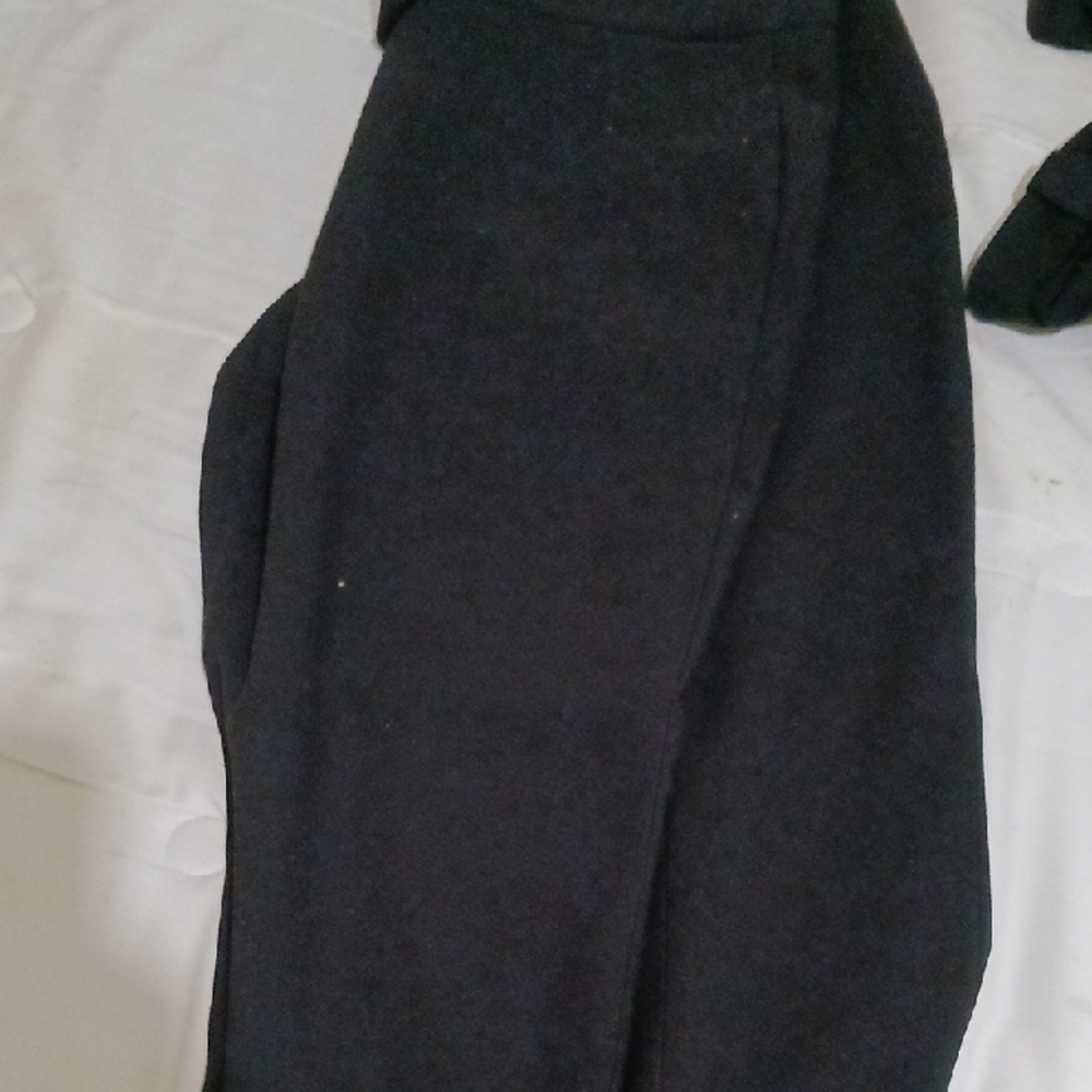 Talbots Black Pantsuit Elegant Straight Leg Design